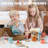 Tiny Land® Wooden Kids Play Coffee Maker Set
