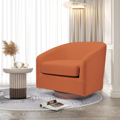 Upholstered Swivel Accent Chair