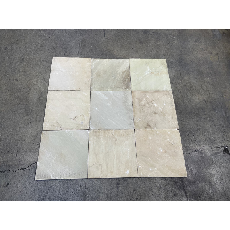 12" x 12" Sandstone Stone Look  Wall & Floor Tile