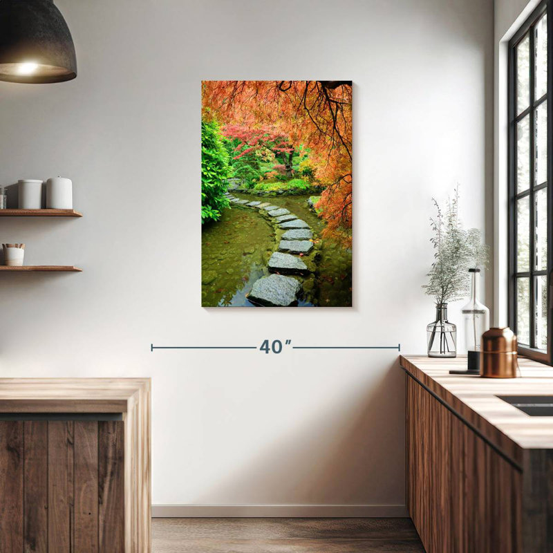 Alvord Autumn At Butchart Gardens, H 36 po x l 24 po