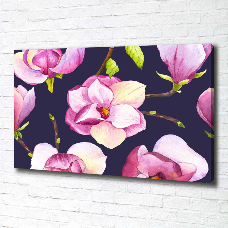 Magnolia - No Frame Print on Canvas