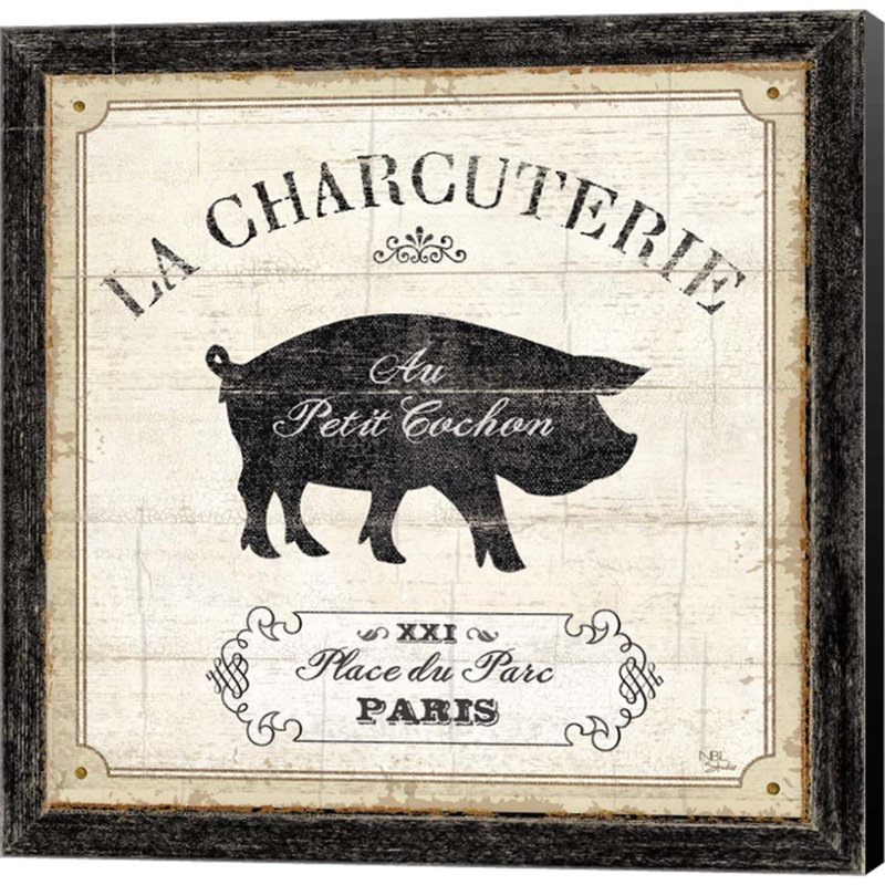 «French Market I» par NBL Studio - reproduction sur toile, H 24 po x l 24 po x P 1,5 po
