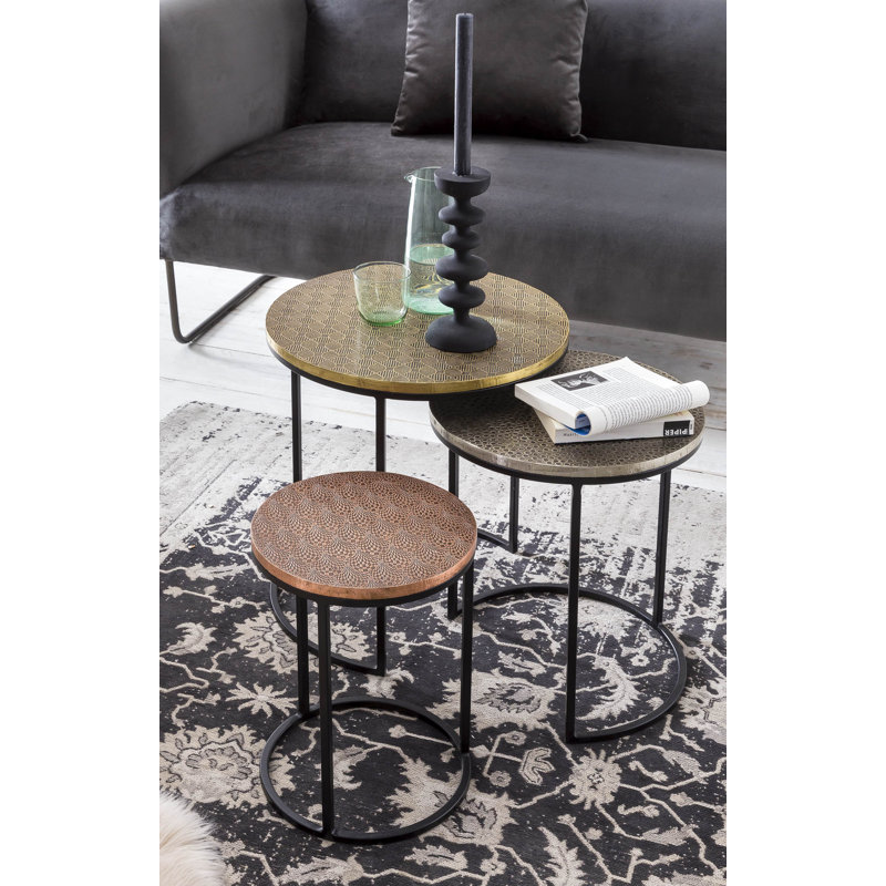 Toudgha 3 Piece Nest of Tables