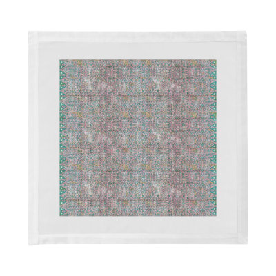 Serviettes de table en satin de coton Iznik