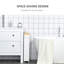 Kleankin Slim Bathroom Cabinet With Wheels Storage Organizer