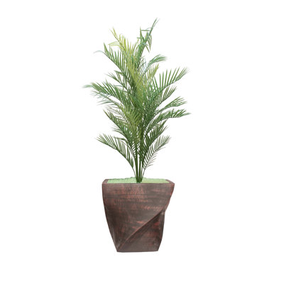 Palmier fluorescent haut de 48 po (lueur dans le noir) avec pot de fleurs Panama