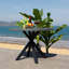 Saxon Outdoor Round Dining Table-1047271231