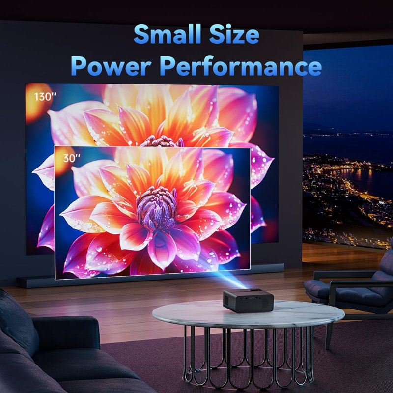 Mini Projector Portable Phone Projector, 1080p Supported Small Movie Projector, Compatible With Android/ios, Tv Stick, Laptop, Hdmi/usb Interface