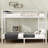 Metal Over Bunk Bed For Teens And Adults,Space-Saving/Noise Reduced/No Box Spring Needed-620757146-620757145