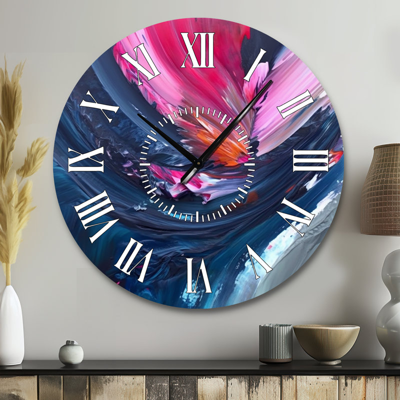 Horloge murale abstraite, Grand