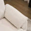 Canapé en L 70,87 po à deux tons en forme de L noir et blanc, canapé modulaire avec repose-pieds, assise profonde en chenille 2 places et coussin - parfait pour le salon, la chambre à coucher, un appartement