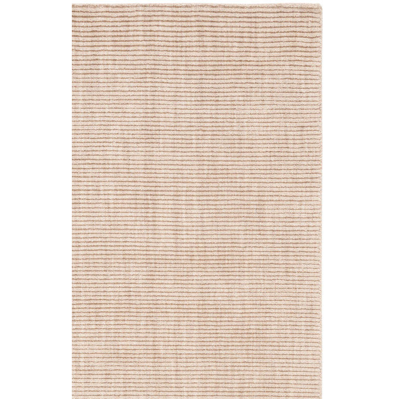 Tapis beige en laine / coton tissé à la main Brierly, Rectangle 3 pi x 5 pi