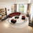 Semi-circular arc  negotiating sofa