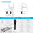 Bathroom Sink Faucet for 3 Hole with Pop Up Drain and 2 Handles