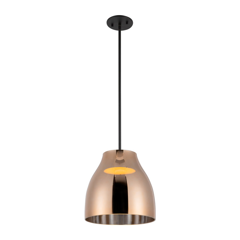 1 - Light LED Pendant, Copper