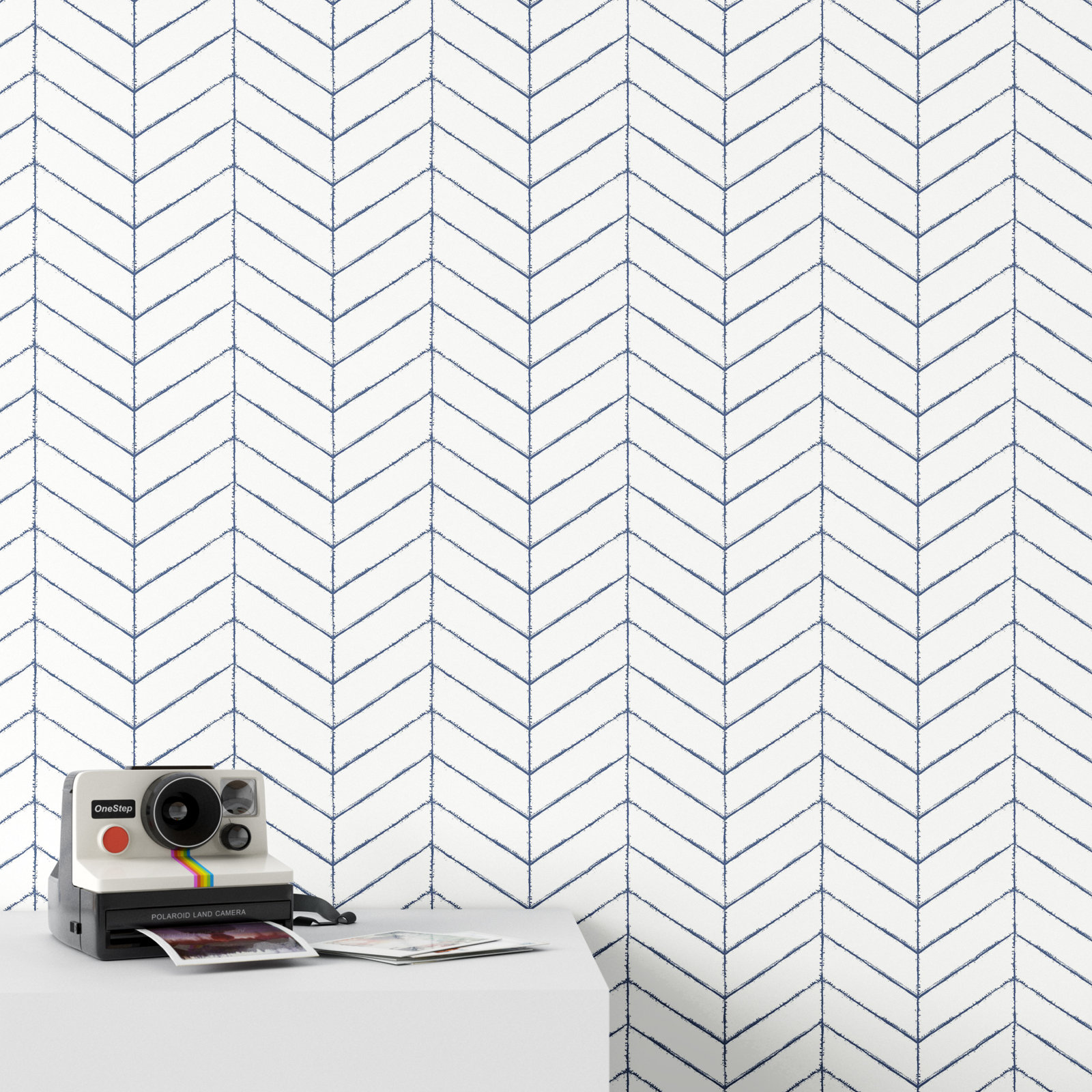 Gina Wallpaper Roll, Navy