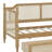 Traditional Style Rattan Daybed With 2 Drawers-1843108500