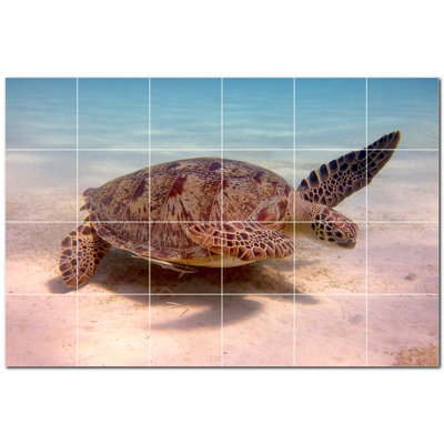Murale décorative en céramique 4,25 po x 4,25 po