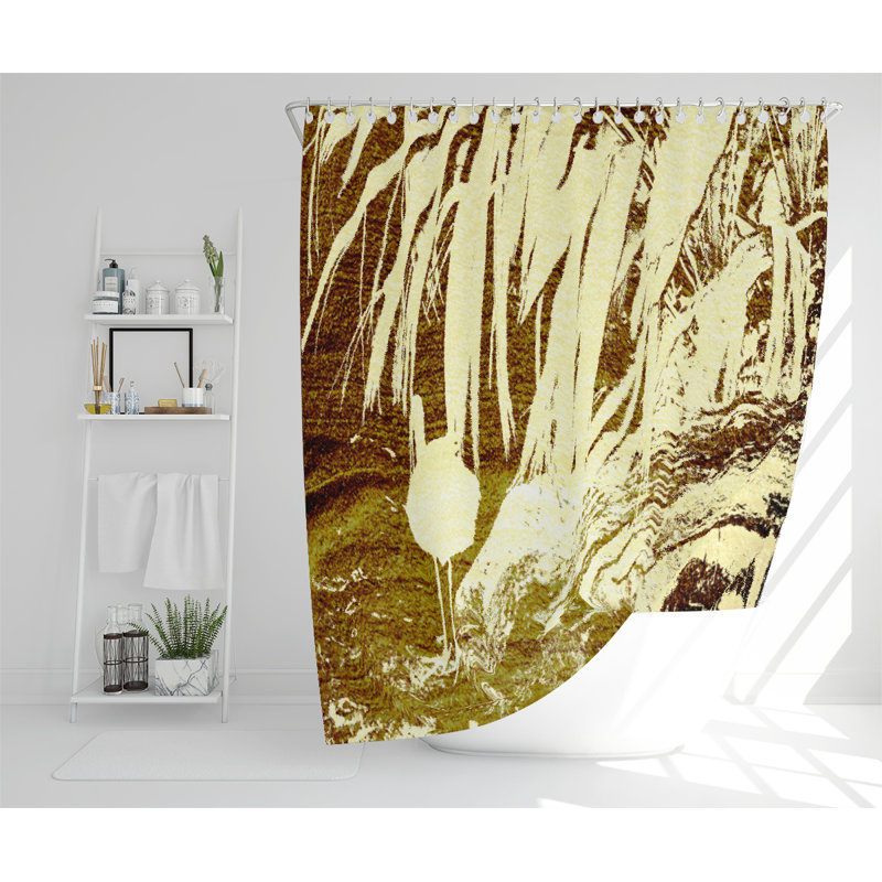 Pretty Bird Designer Shower Curtain