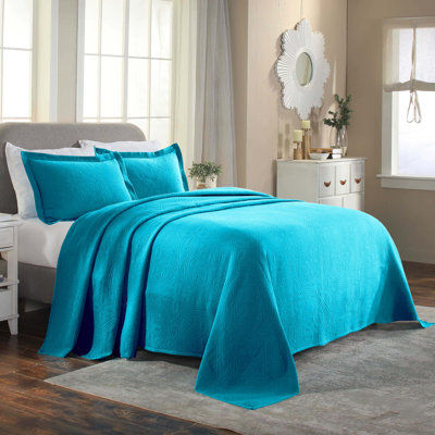 Ensemble de couvre-lit matelassé en jacquard matelassé 100% coton Écosse