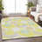 Premium Machine Washable Lisse Yellow Rug-1975565642