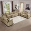 Ensemble de salon moderne en tissu 2 pièces, un canapé 2 places, un canapé 3 places avec un grand fauteuil inclinable à 8 coussins-1688743157