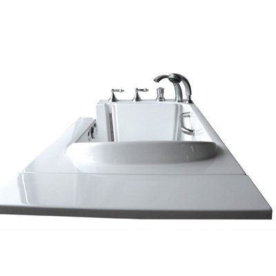 52'' x 30'' Fiberglass Bathtub with Faucet