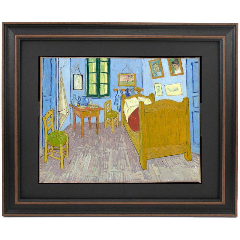 Chambre à coucher à Arles par Vincent Van Gogh, H 30 po x l 36 po