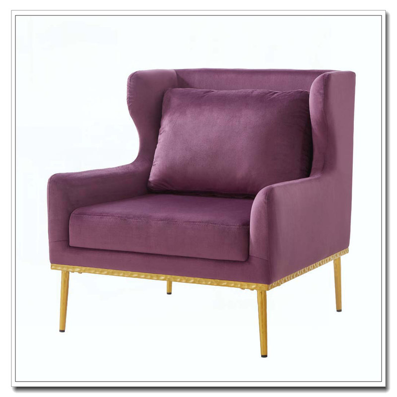 Chaise de lecture Modern, Mauve