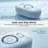 Airthereal Water Leak Detector 3-Pack with WiFi Gateway, Water Alarm Sensor