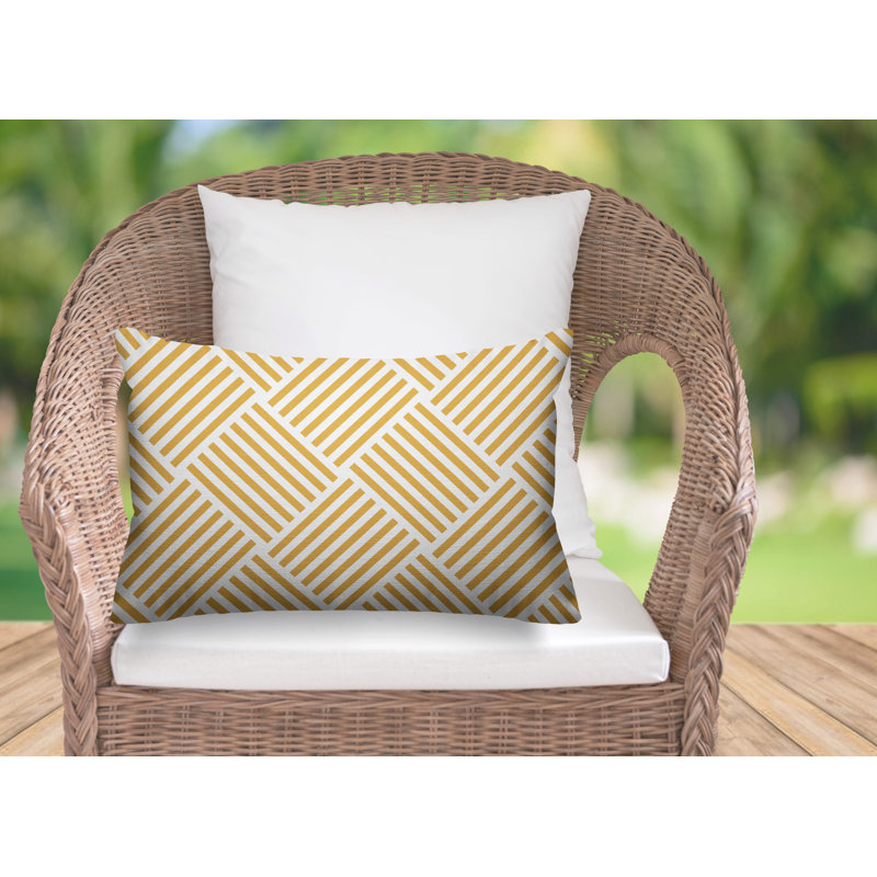 Langley Outdoor Rectangular Pillow Cover & Insert, Ochre