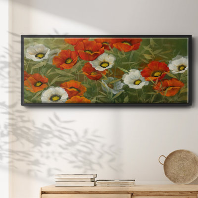 Poppy Symphony- Framed Canvas