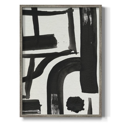 «Inkwell Intersect I», reproduction encadrée - bois massif