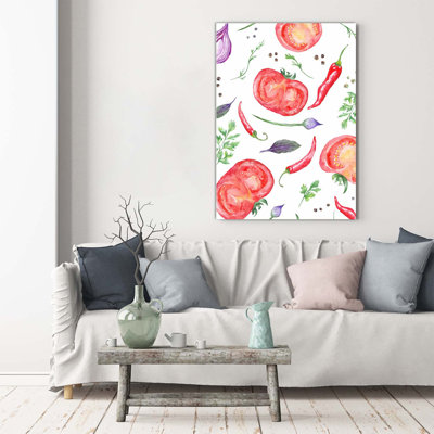Vegetables - Wrapped Canvas Print