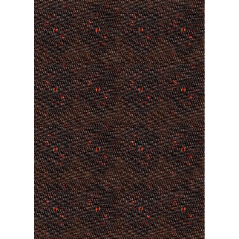 Tapis de zone noire à motifs, Rectangle 6 pi x 9 pi