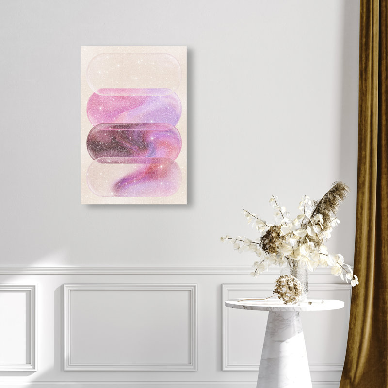 Clear Rose Canvas Abstract Print by Oliver Gal, Black Frame, 10 x 15, 15"H x 10"W, Gallery Wrapped
