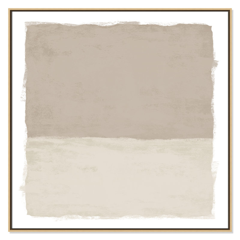 «Silent Sands I» par Natalie Carpentieri, Naturel, H 41,5 po x l 41,5 po