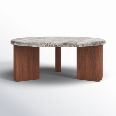 Bryony 38" Genuine Marble Coffee Table