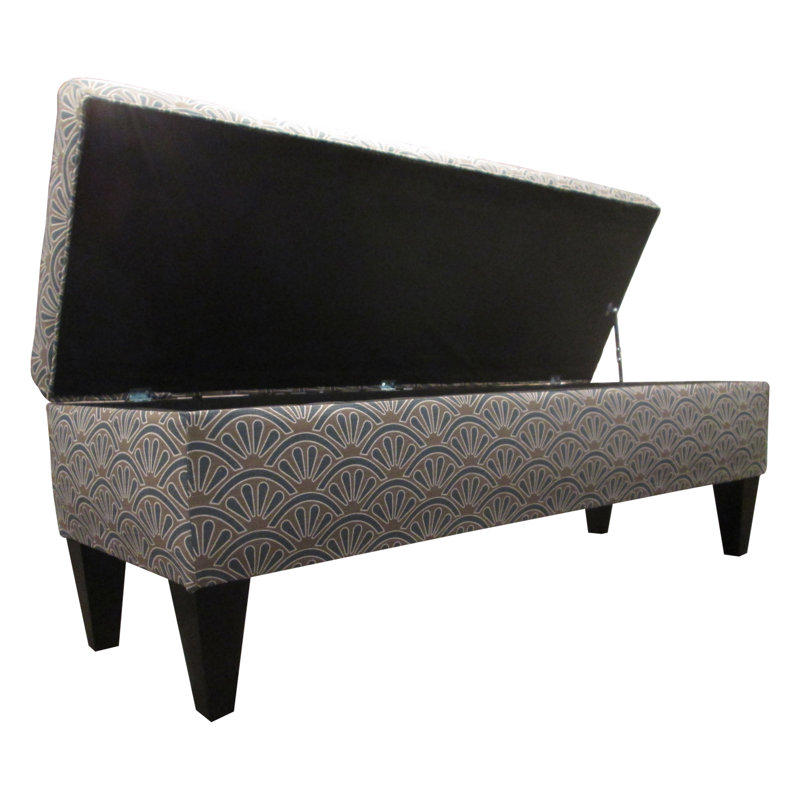 Regis Upholstered Storage Bench, Bonjour Capri
