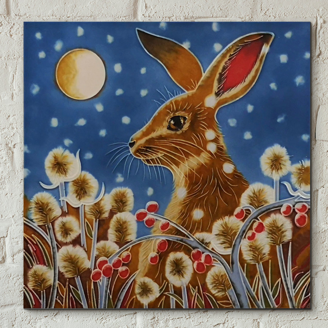 Autumn Frost Hare Wall Décor