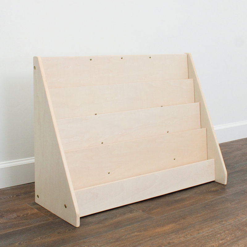 Birch 4-Shelf Scratch Resistant Kids Book Display