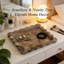 Plateau de meuble-lavabo en marbre Scalloped Edge