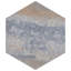 Pompeya Grand Hex 19" x 22" Porcelain Stone Look Wall & Floor Tile
