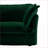 Koala Modern Sage Green Corduroy Sofa with Removable Covers | Living Room Family | Wood | Black-1897495957