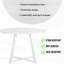 Gris 5 salle à manger. Table ronde à tréteaux et 4 chaises. Plateau, base en bois massif, revêtement en velours, style contemporain pour la chambre - Combinaisons confortables