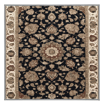 Machine Washable Turkish Gray Area Rug