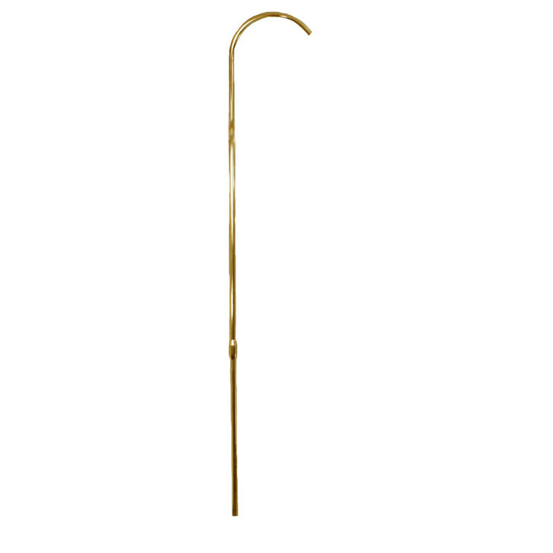 65 in. Gooseneck Riser with Solid Brass by Strom Living, Supercoat Brass
