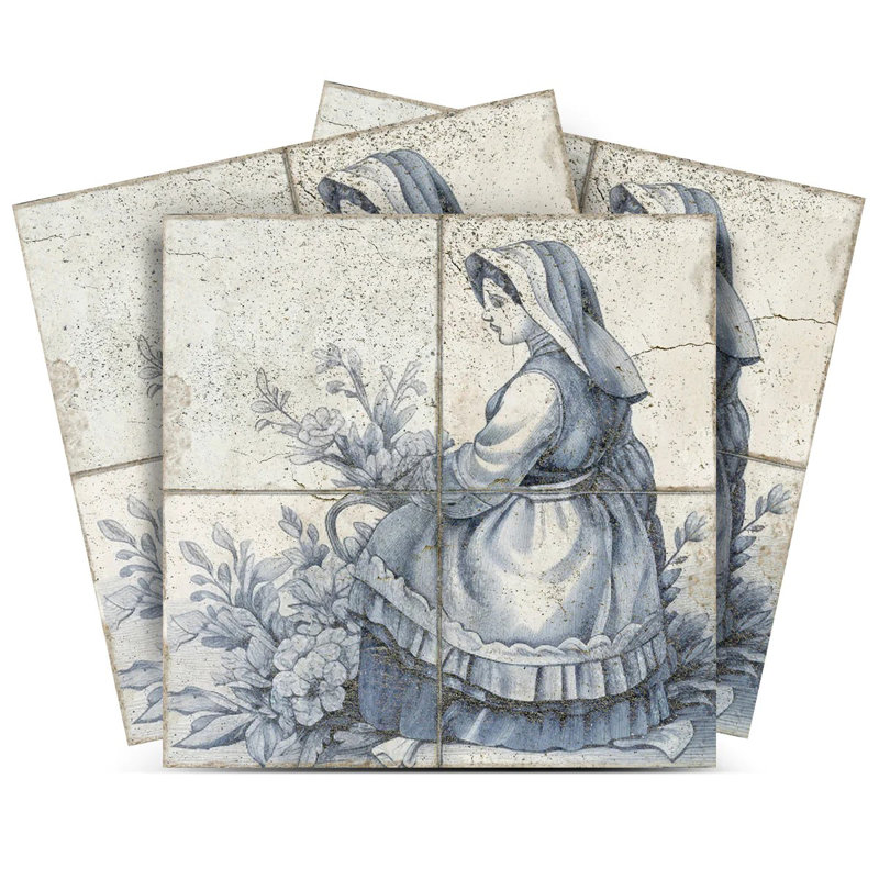 Carreau de mosaïque en vinyle auto-adhésif l 12 po x L 12 po