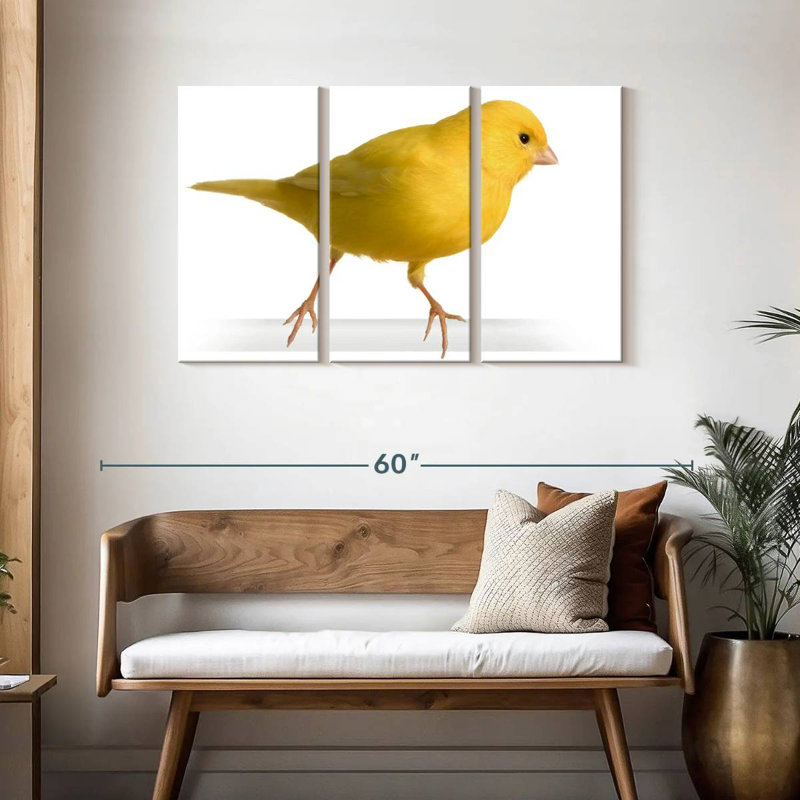 Perched Canary, 28" H x 45" W