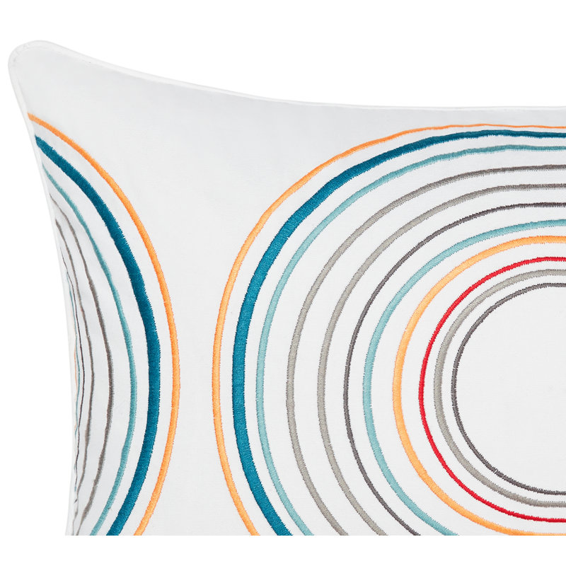  Emb Loop Cotton Throw Pillow